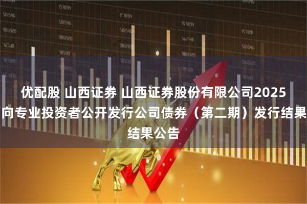 优配股 山西证券 山西证券股份有限公司2025年面向专业投资者公开发行公司债券(第二期)发行结果公告